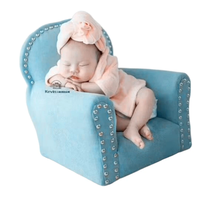 Newborn Baby Sofa Wood Chair Photography Props Photography Studio Auxiliary Props Baby Photography Posture Chair Furniture Gifts