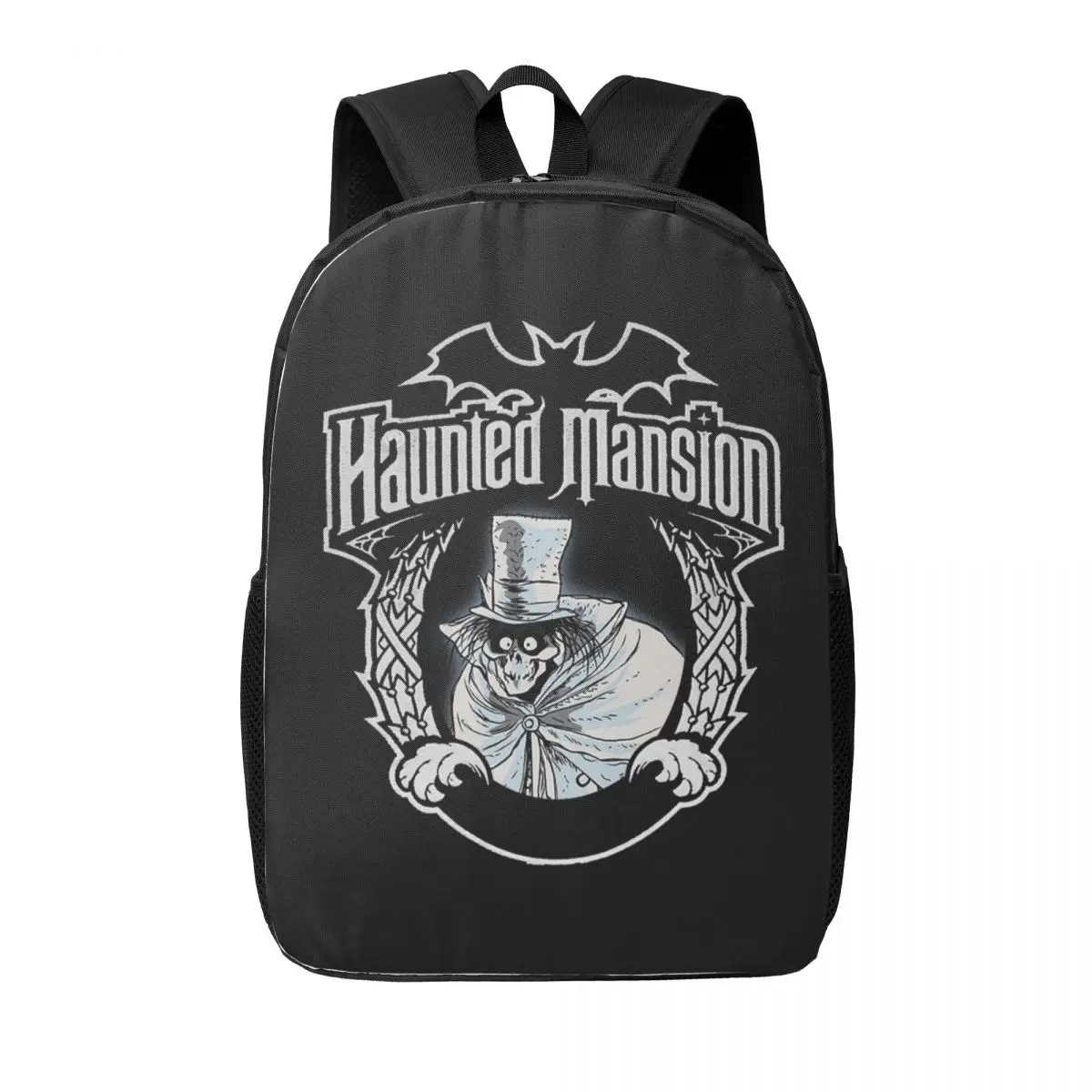 Custom Haunted Mansion Travel Backpack Women Men School Laptop Bookbag Ghost Horrorr Film College Student Daypack Bags