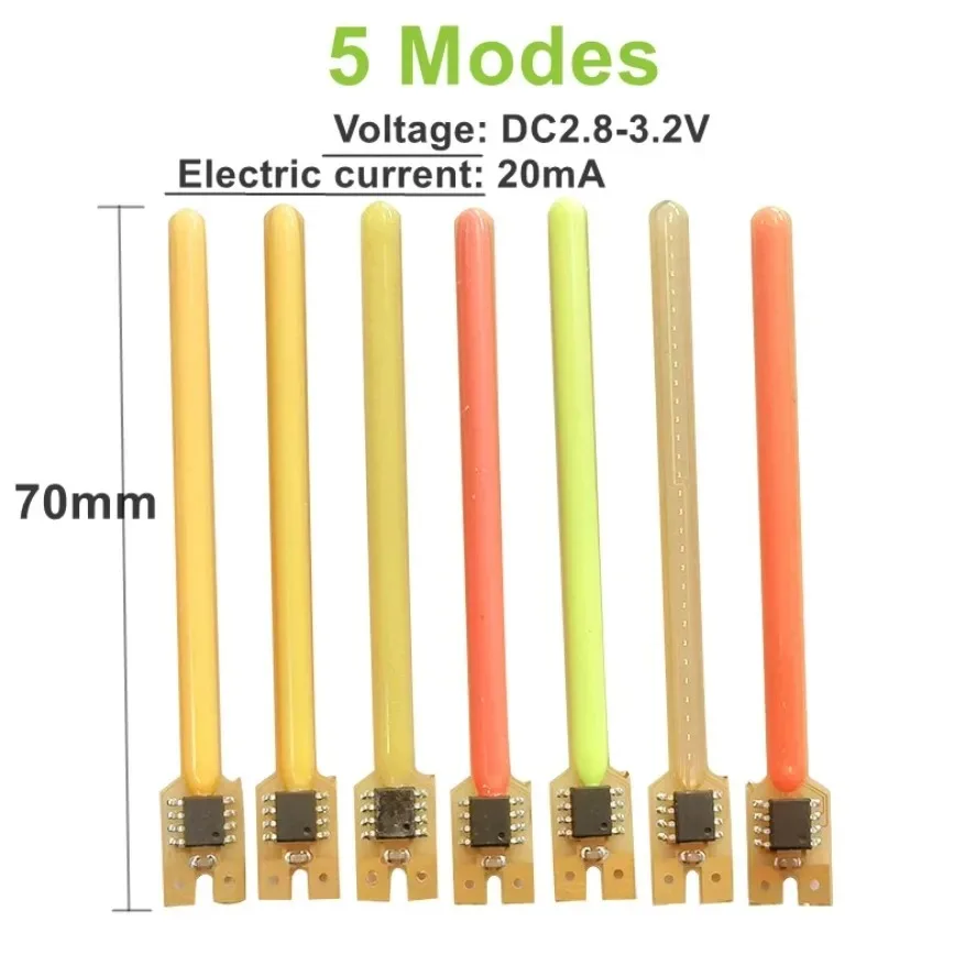 1~10PCS 5 Modes 3V LED Meteor Shower Flowing Water Flame Filament DIY COB Diodes Parts Edison Incandescent Bulb Accessories view 5