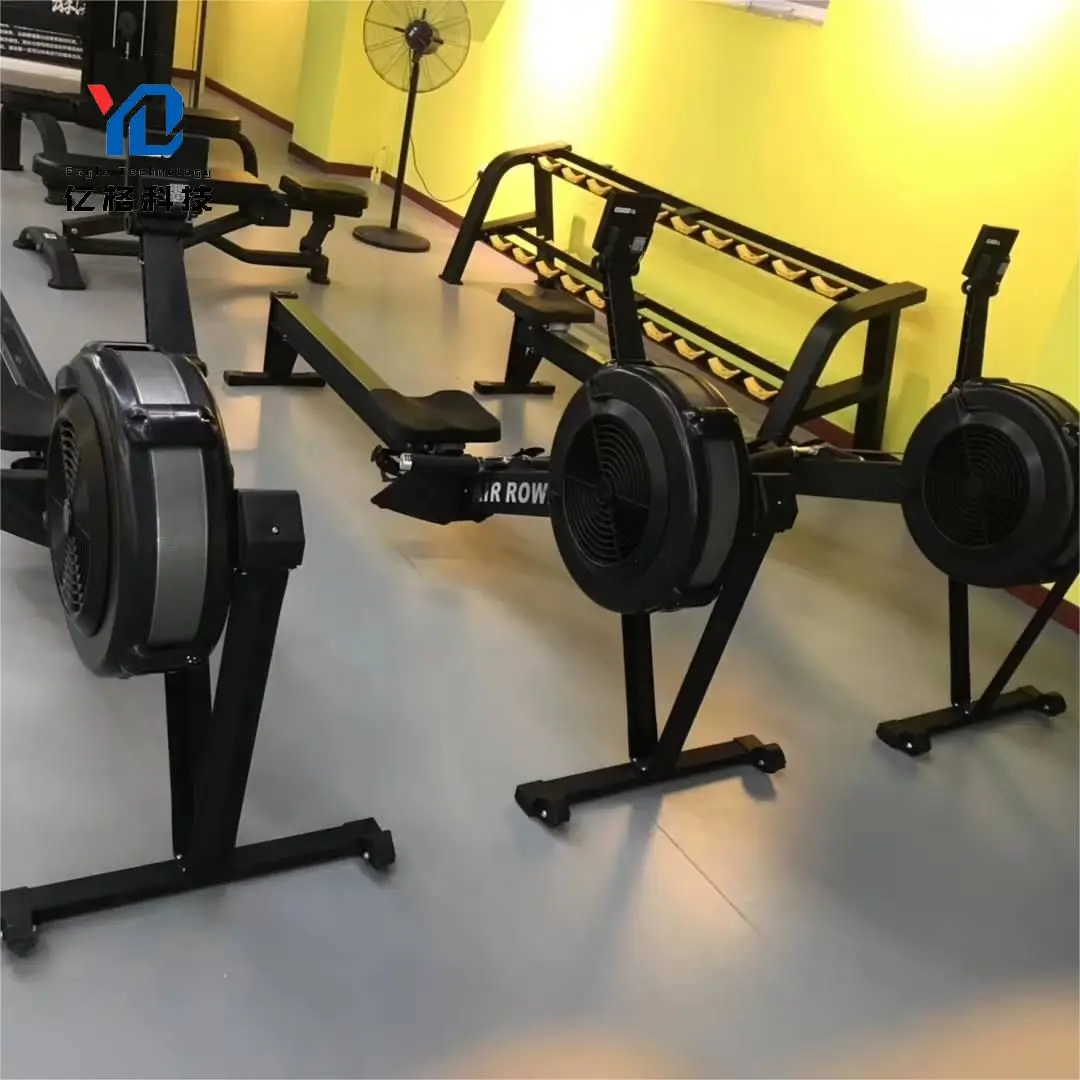 YG Fitness YG-R004 آلة صف مقاومة الهواء تجديف شعبي قابل للطي لتمرين الجسم موفر للمساحة