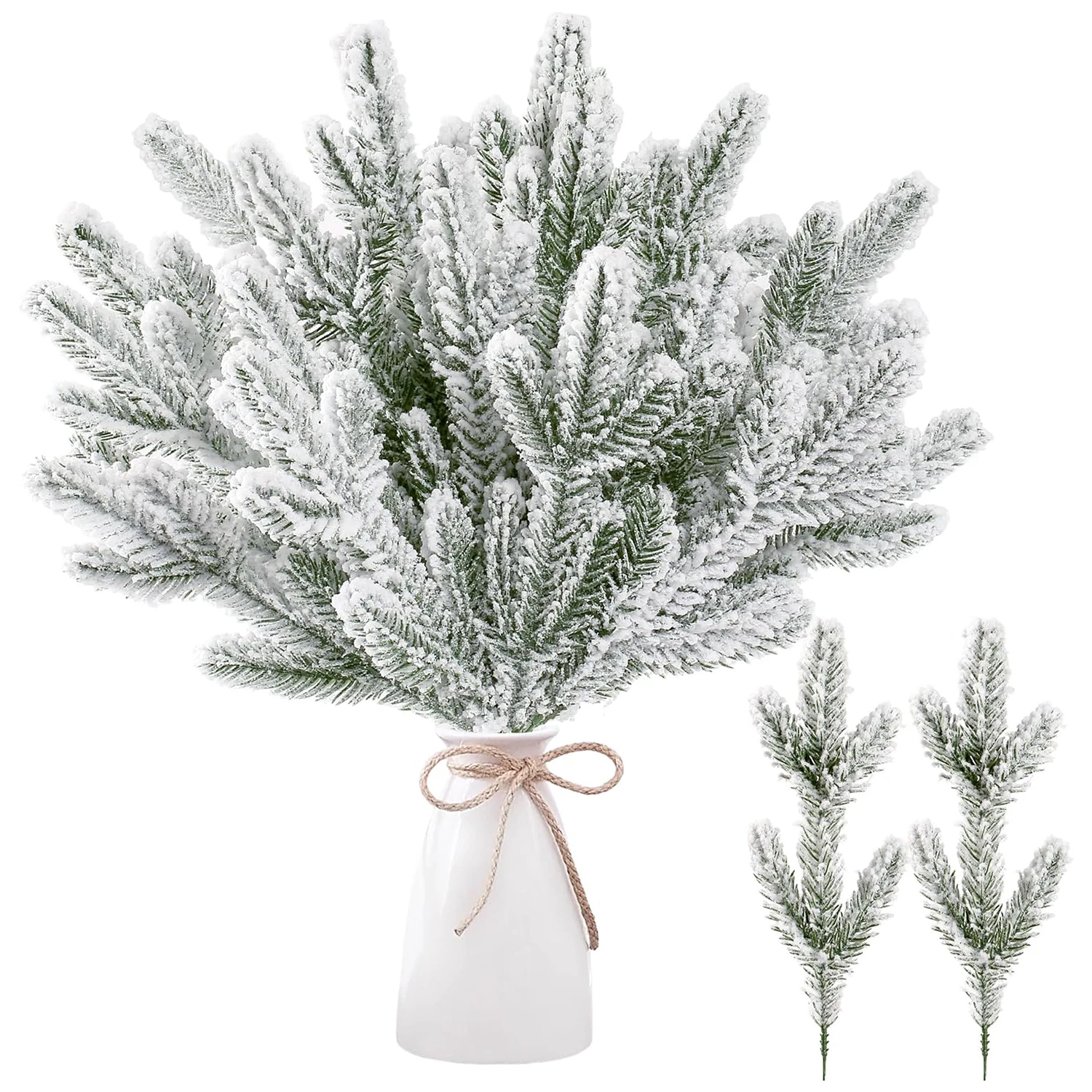 

5Pcs Artificial Plants Pine Needle Christmas Tree Home Bedroom Table Decor Outdoor Courtyard Wedding Delicate Bridal Craft Gifts