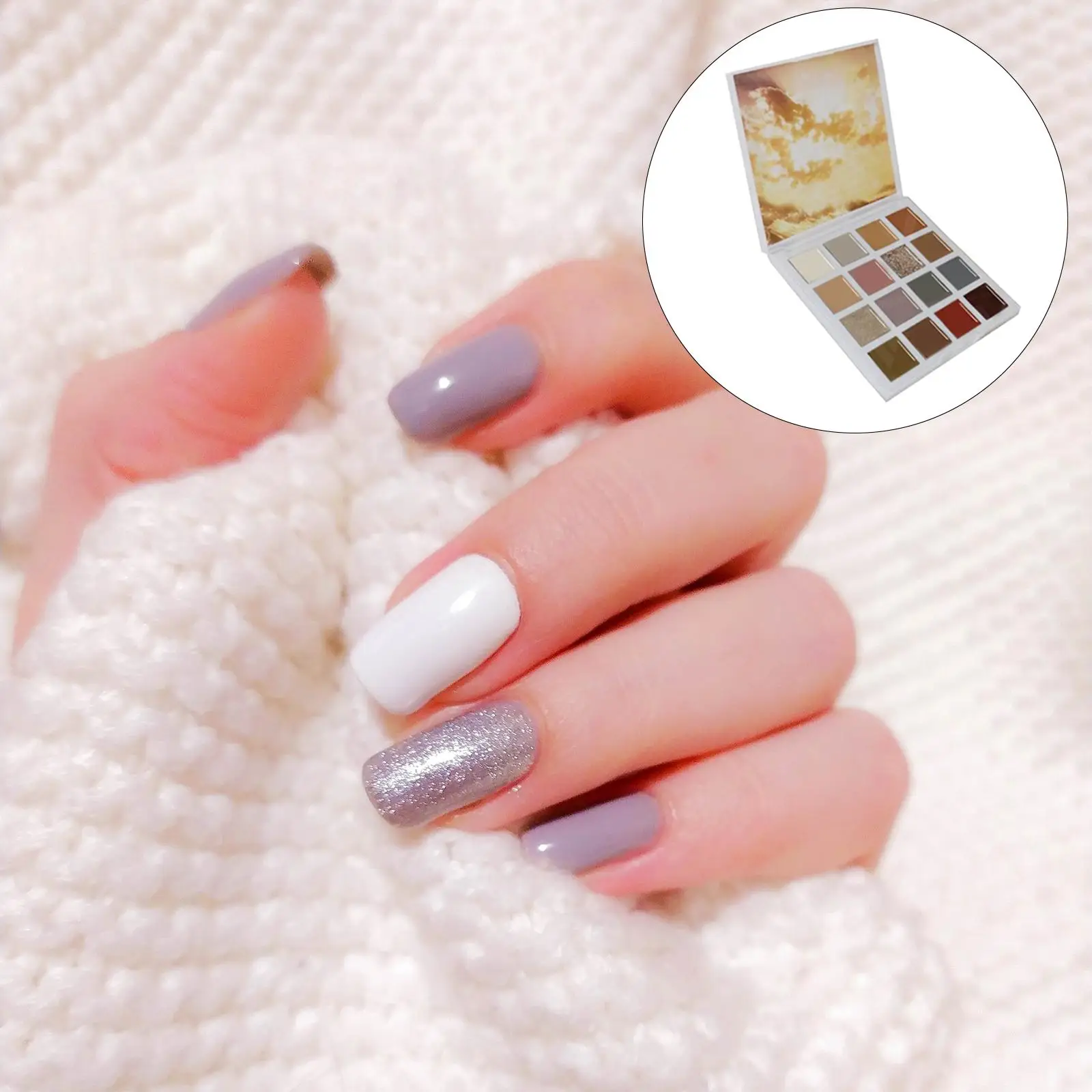 Paleta de Gel de uñas para salón de manicura, pintura artística japonesa, sólida