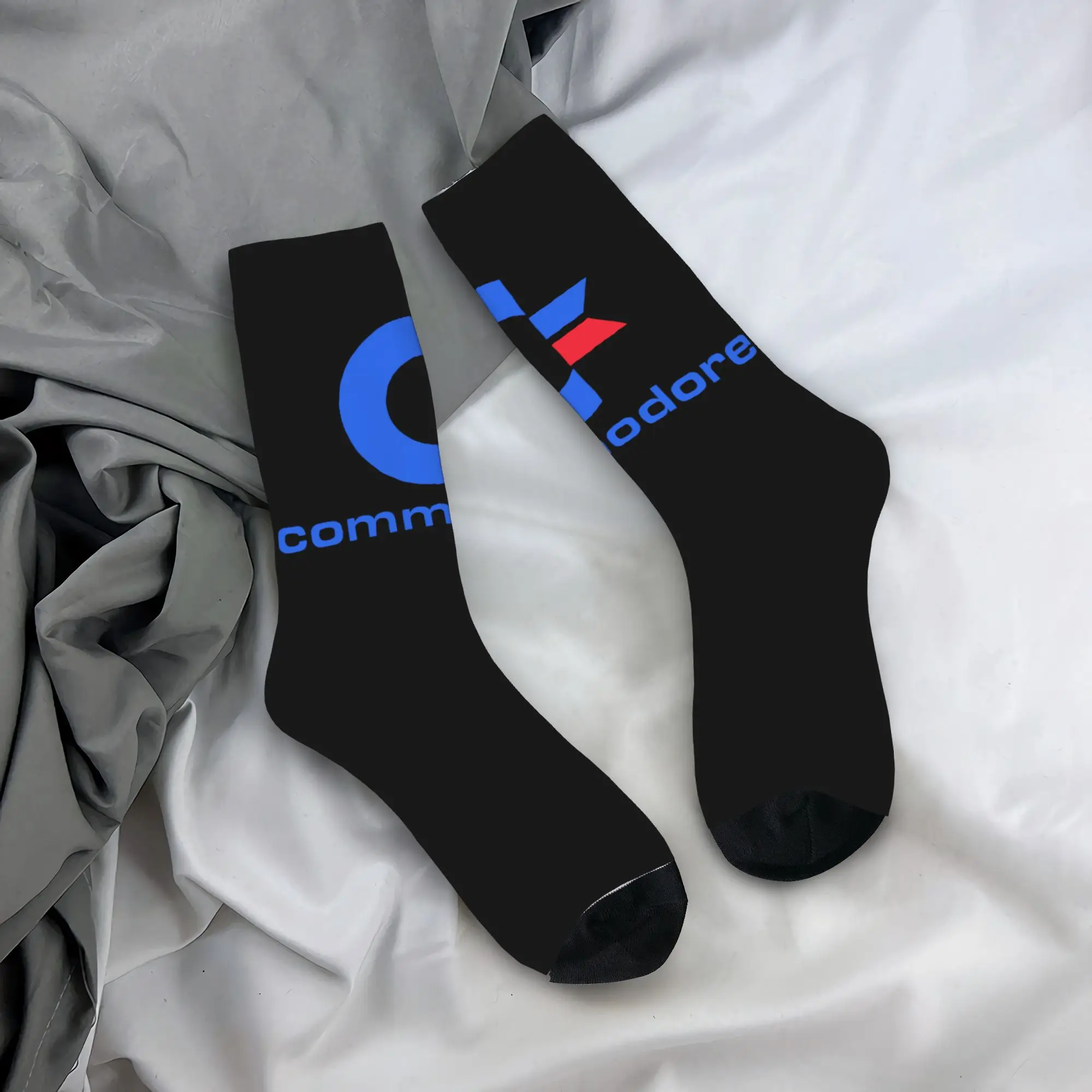 

Custom Kawaii Mens Commodore 64 Dress Socks Unisex Warm Comfortable 3D Printed C64 Amiga Computer Crew Socks