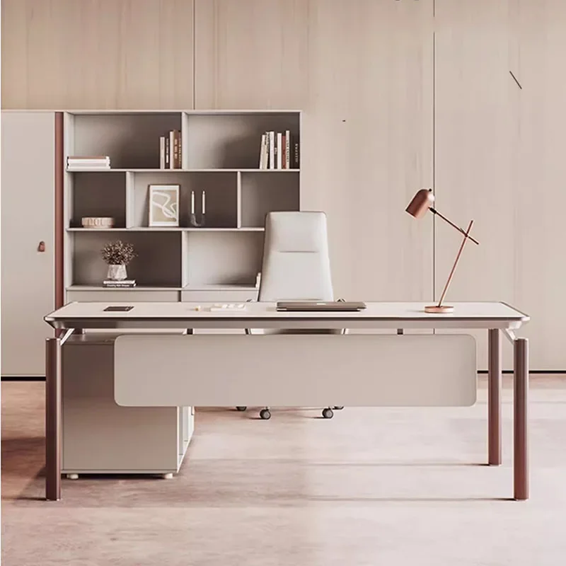 

Office Computer Foldable Table Decorations Top Writing Corner Study Table Gaming Executive Scrivania Angolare Office Desk Luxury