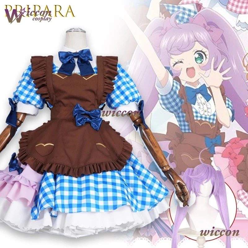

Высокое качество Pripara Manaka Rara Косплей Костюм Aikatsu Ozora Akari Minami Mirei Sweet Anime Outfit Christmas Lolita Kawaii