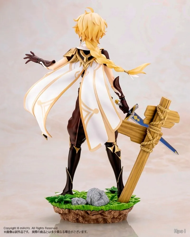 20cm Genshin Impact Aether Anime Figure Genshin Impact Lumine Action Figure Traveler Barbara Venti Figurine Collectible Doll Toy