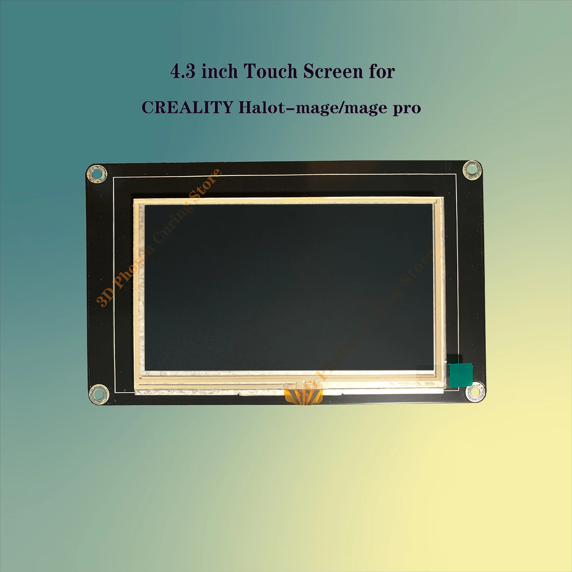 4.3 inch Touch Screen for CREALITY3D Halot-mage/mage pro resistive type 3D printer Control touch screen Display Interactive lcd