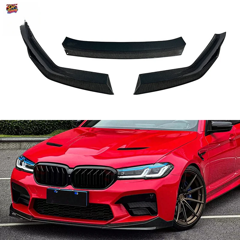 Suitable for BMW M5 F90 CLC late-stage carbon fiber front lip MP style front splitter front bumper chin diffuser modification