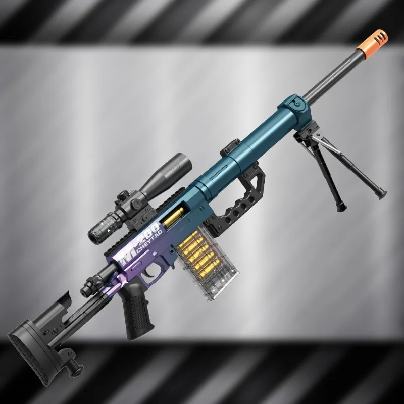 2025 مسدس رصاصة طرية مسدس لعبة يمكن إطلاقها يدويًا بندقية الاعتداء رشاش نموذج بندقية عيد الميلاد هدية عيد ميلاد #1