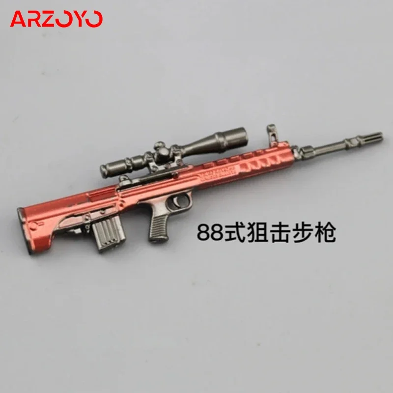 1/12 Skala Mini Scharfschützengewehr Pistole Modell AKM M4A1 98K Waffe Szene Zubehör Fit 6'' Männlich Weiblich Soldat action Figur Körper