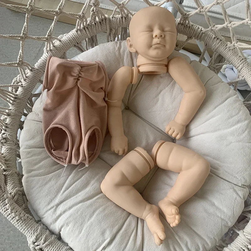 

21inch Big Baby Reborn Doll Kit Sleeping Dallas Unifished Doll Parts