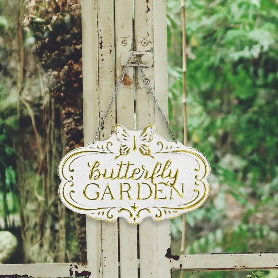 

All Chic Metal Garden Signs Metal Small Garden Sign Butterfly Garden Sign Vintage Garden Signs Yard Sign Garden Dr Rustic Farmh