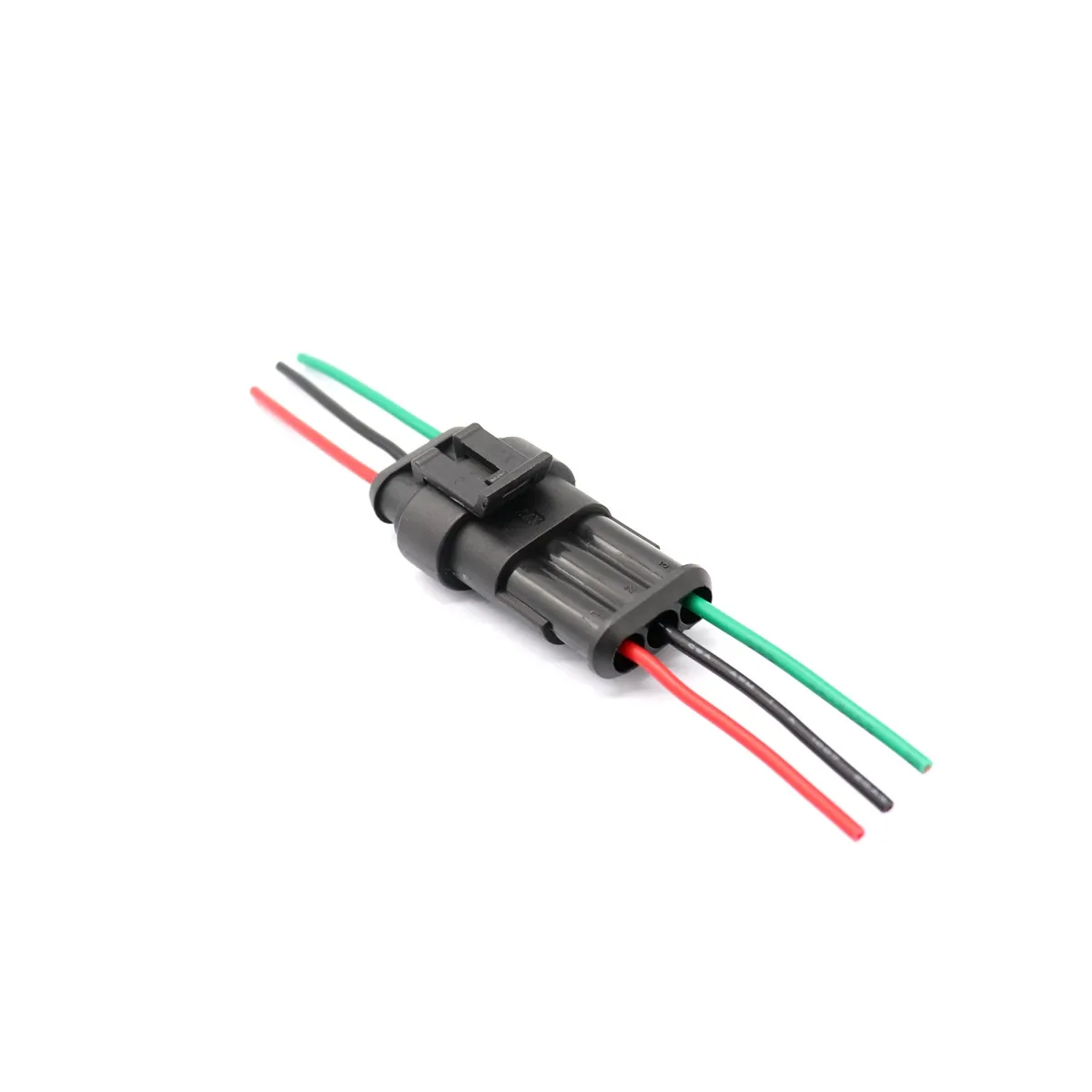 

5Pairs 3 Pin Waterproof Wire Connector Plug Terminal Kit Sealed Joint Dustproof Shock Resistant for Auto Motorcycle Battery