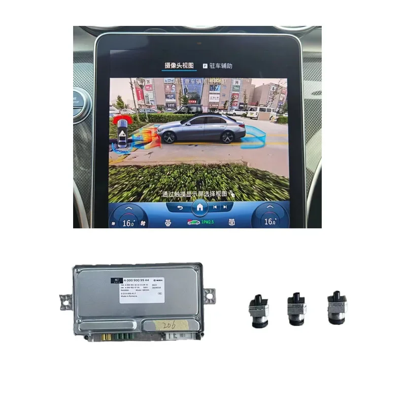 Original Car 360 Degree Camera System For Mercedes Benz C Class GLC Car Camera 360 2022--2024 X206 X254