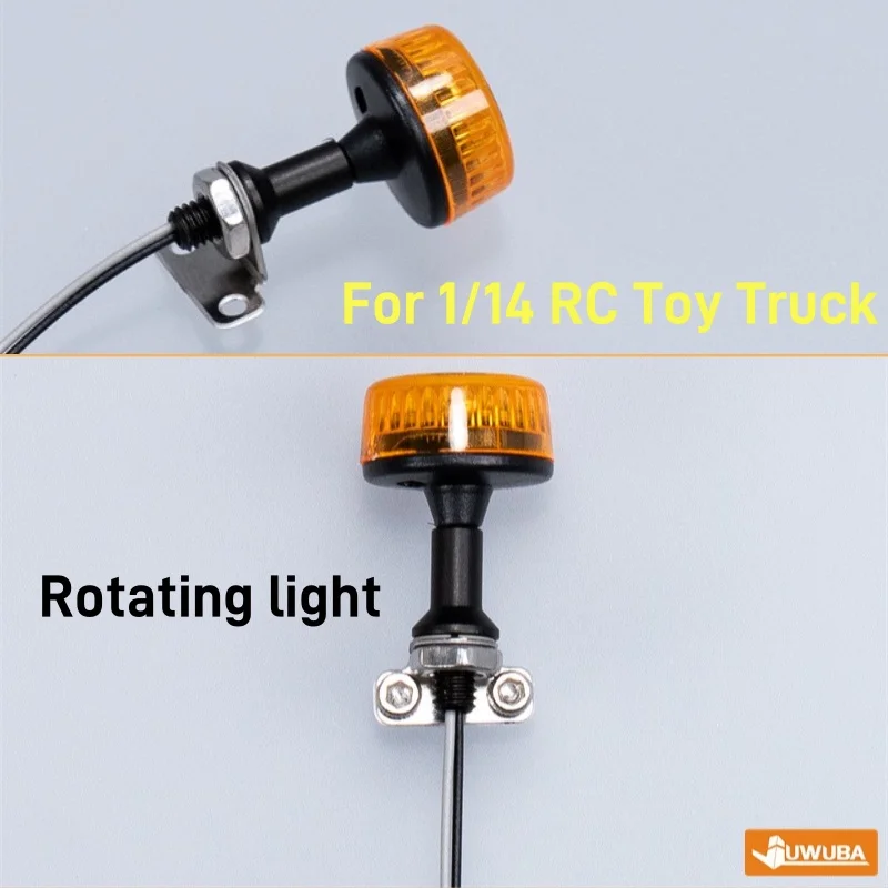 

1/14 Rc Truck LED Rotating Light Warning Light Lamp Lighting For 1/14 Tamiya Scania Arocs RC Tractor Truck All Sereis Man TGS