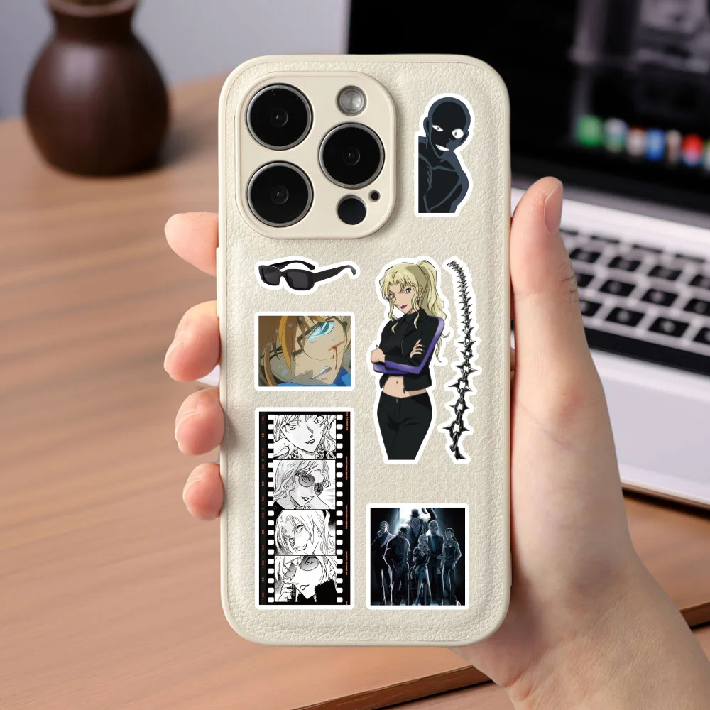 8 Stück Detektiv Conan Anime-Aufkleber Coole Graffiti-Sticker DIY-Dekoration Laptop Schreibwaren PVC Wasserdichte Spielzeuge Geschenk – Detail 6