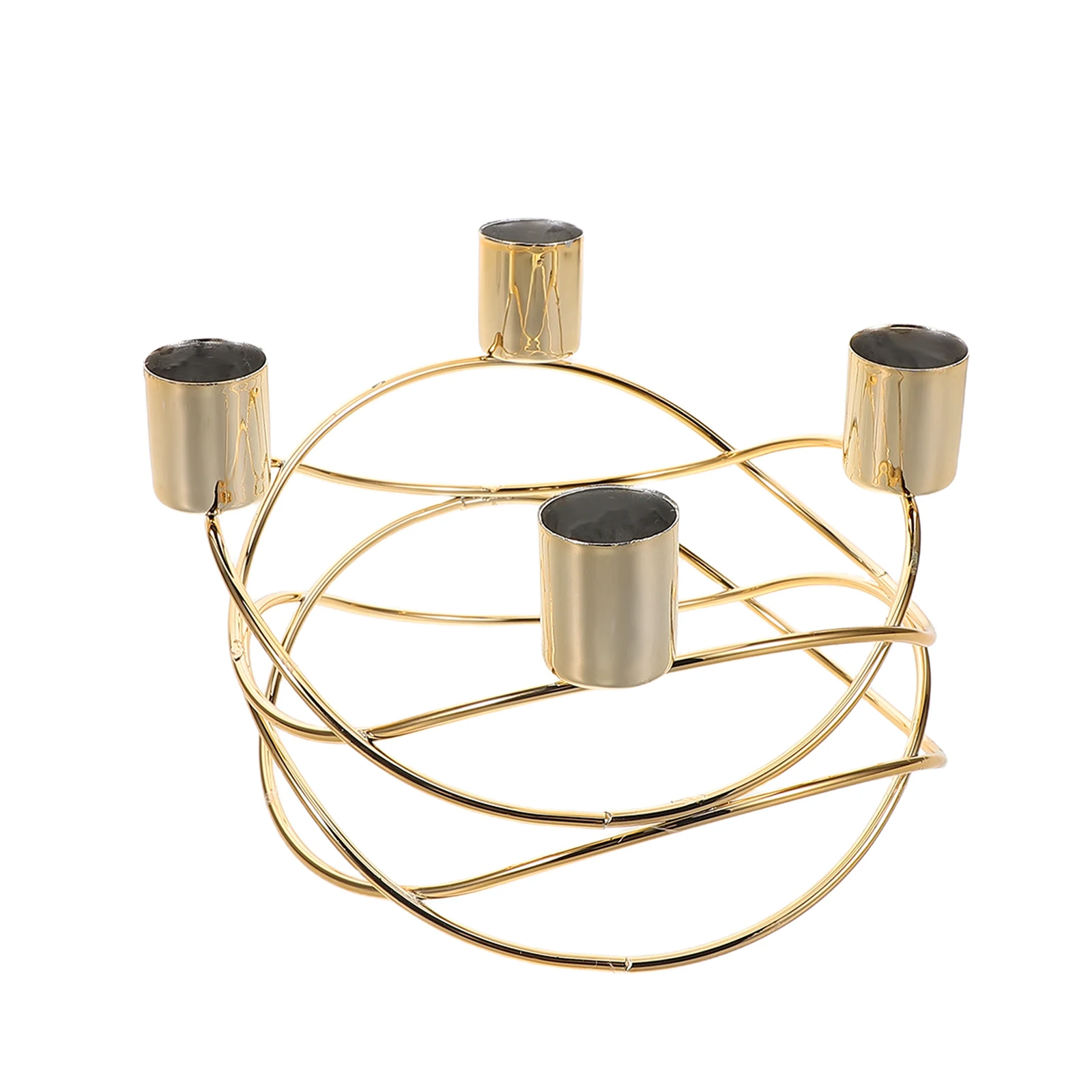 

Golden Holder Stand for Wedding Decor Ornaments Table Centerpiece Holders Decorations Party