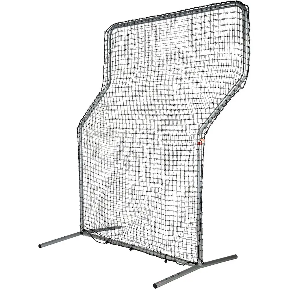 

Steel e Reversible ield Z-Sn, Baseball/Sotball Pitcher's Net, 7' X 5', SILVER