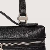 Premium sense of niche lychee grain shoulder bag simple fashion lunch box women's bag exquisite mini handheld crossbody bags - Image 5