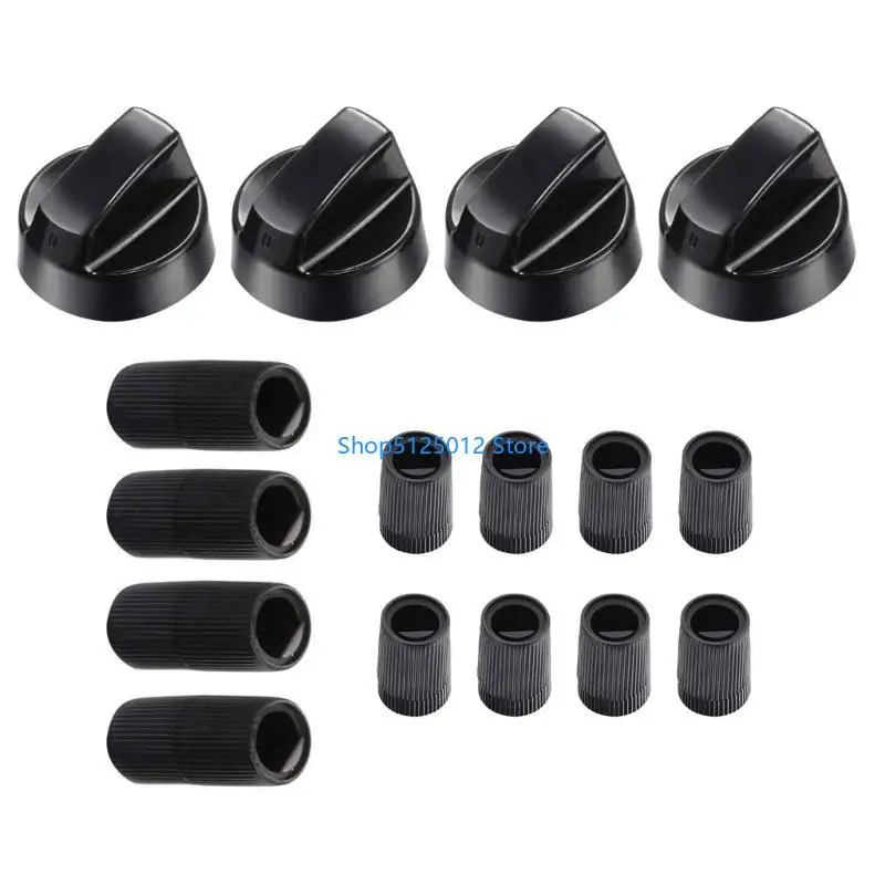 G8TC Control Knobs Repair Part Replacement Knob Set Easy Installation Knobs Suitable for Oven Stove Applications
