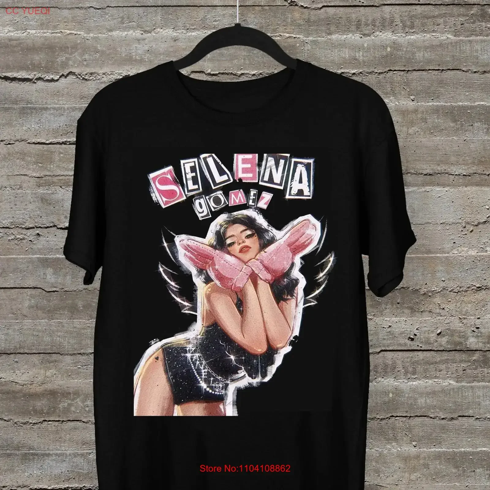 Vintage Selena Gomez Singer Tour T shirt Classic unisexx vintage Washed Versatile Unisex Soft Comfortable Breathable graphic