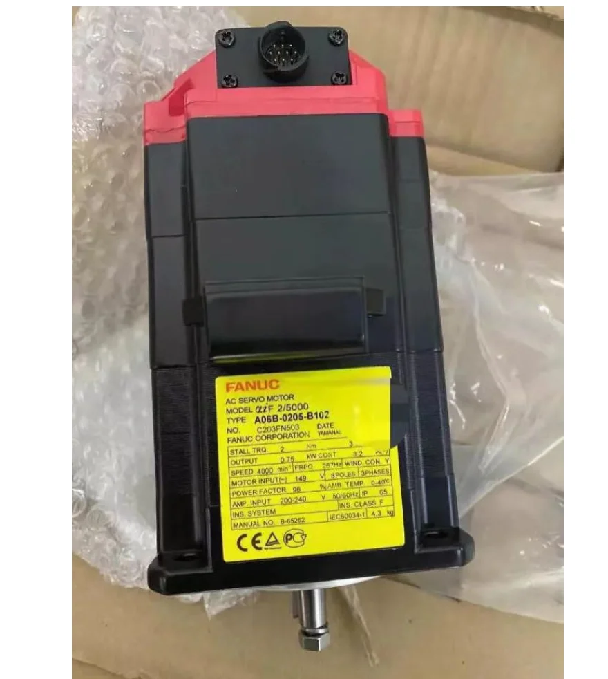 

A06B-0205-B102 New Fanuc AC Servo Motor 12 Months Warranty A06B0205B102