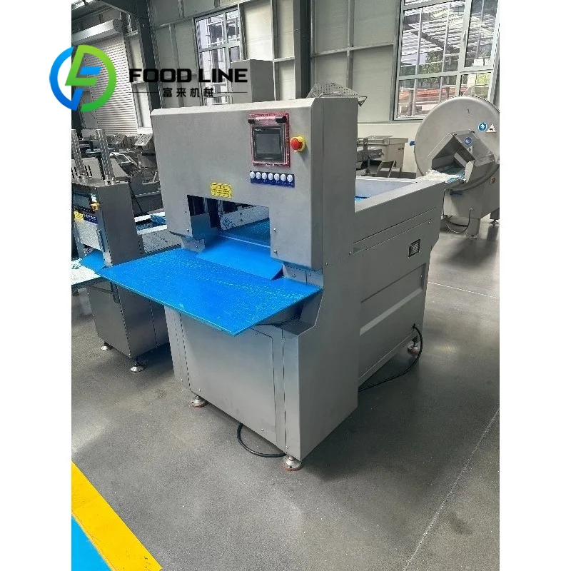 Industry New Electric Frozen Meat Slicer 4 Rolls Stainless Steel Automatic Adjustable Thickness High Performance Meat Processing