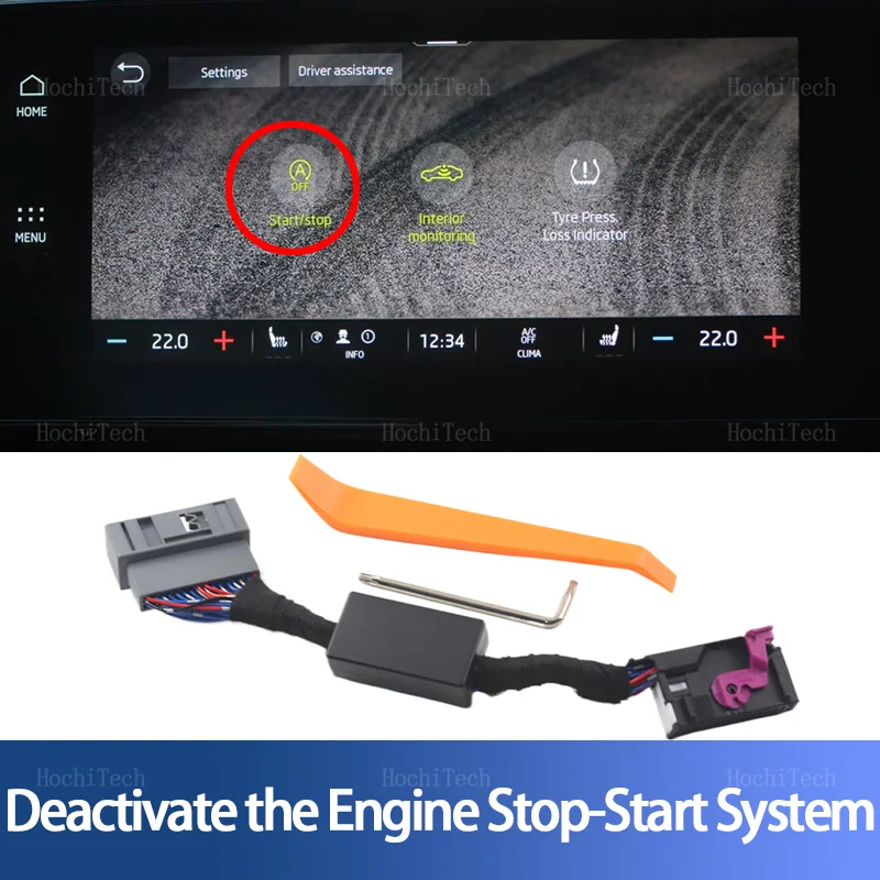 

Automatic Stop Start Engine System Off Device Control Sensor Plug Stop Cancel For Skoda Octavia 2020 2021 2022 2023 2024