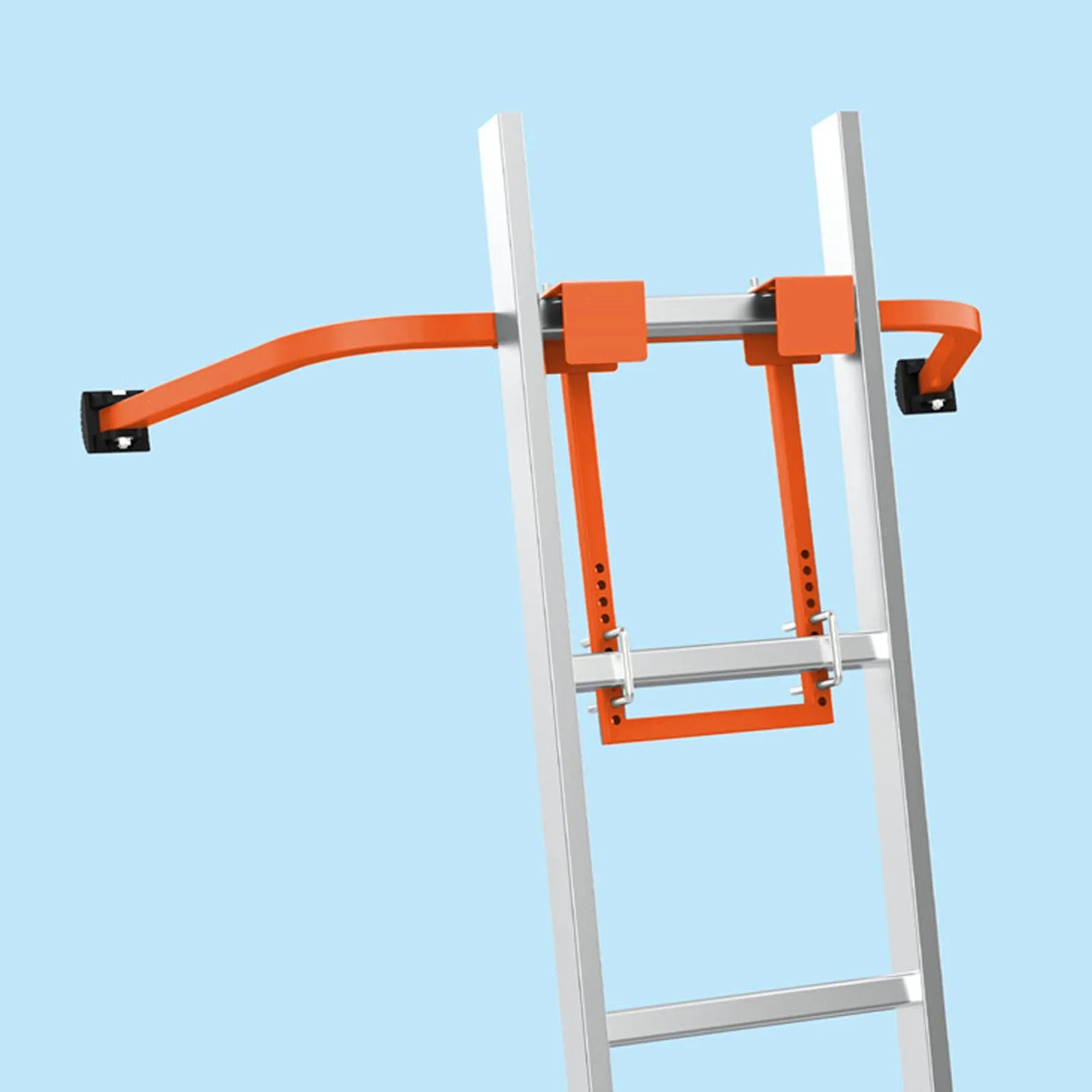 Ladder Stabilizer Ladder Roof Hook Ladder Stabilizer Steel Ladder Roof Hook Wing Span Standoff for Climbing Painting Ladder Span