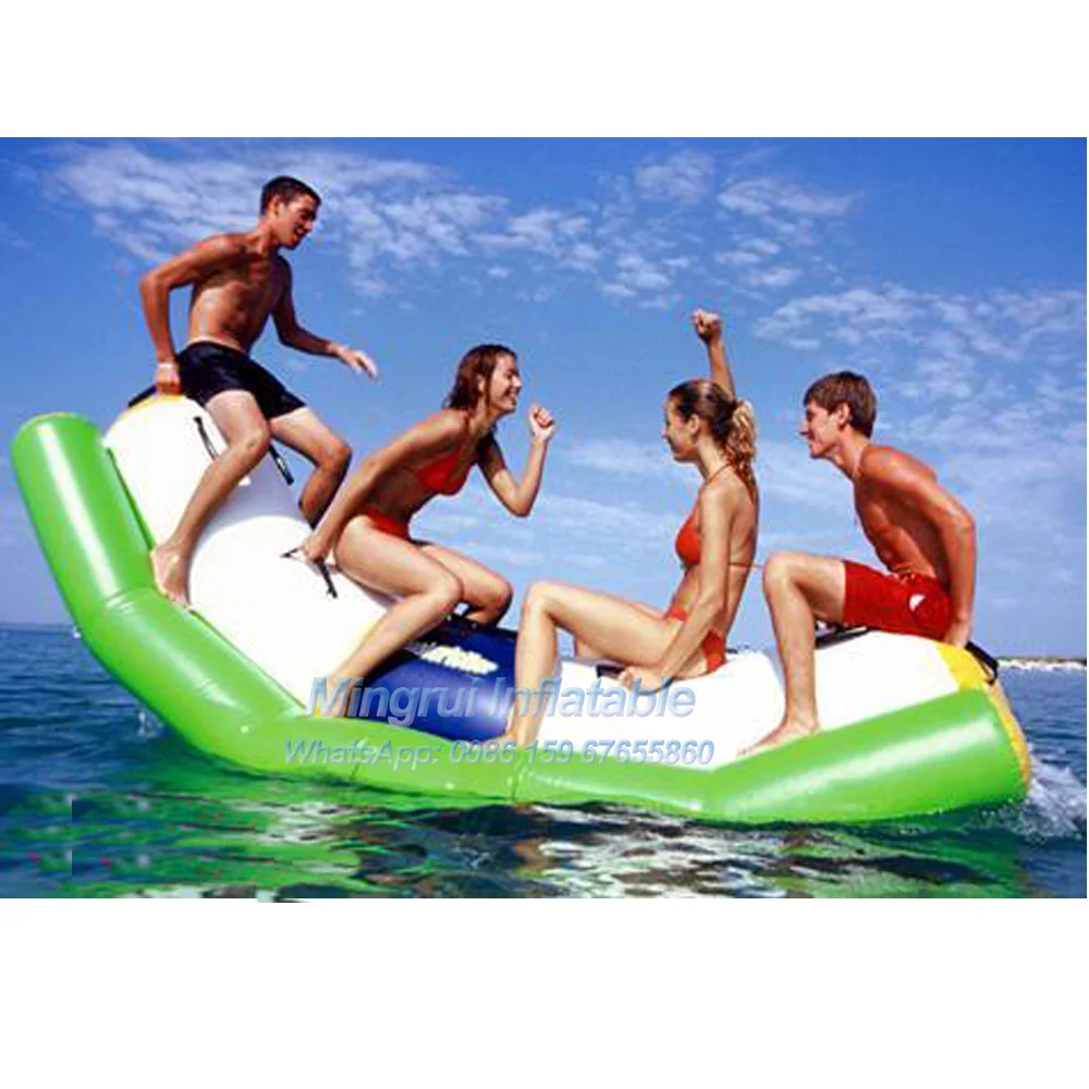 Inflatable Floating Seesaw for Rocker Play Games, Water Tower, Water Toy