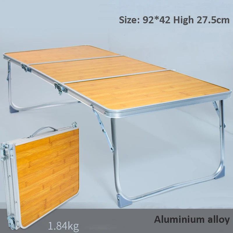 Outdoor Picnic Barbecue Folding Board Table Camping Portable Folding Table Simple Furniture Light Aluminium Alloy Desk