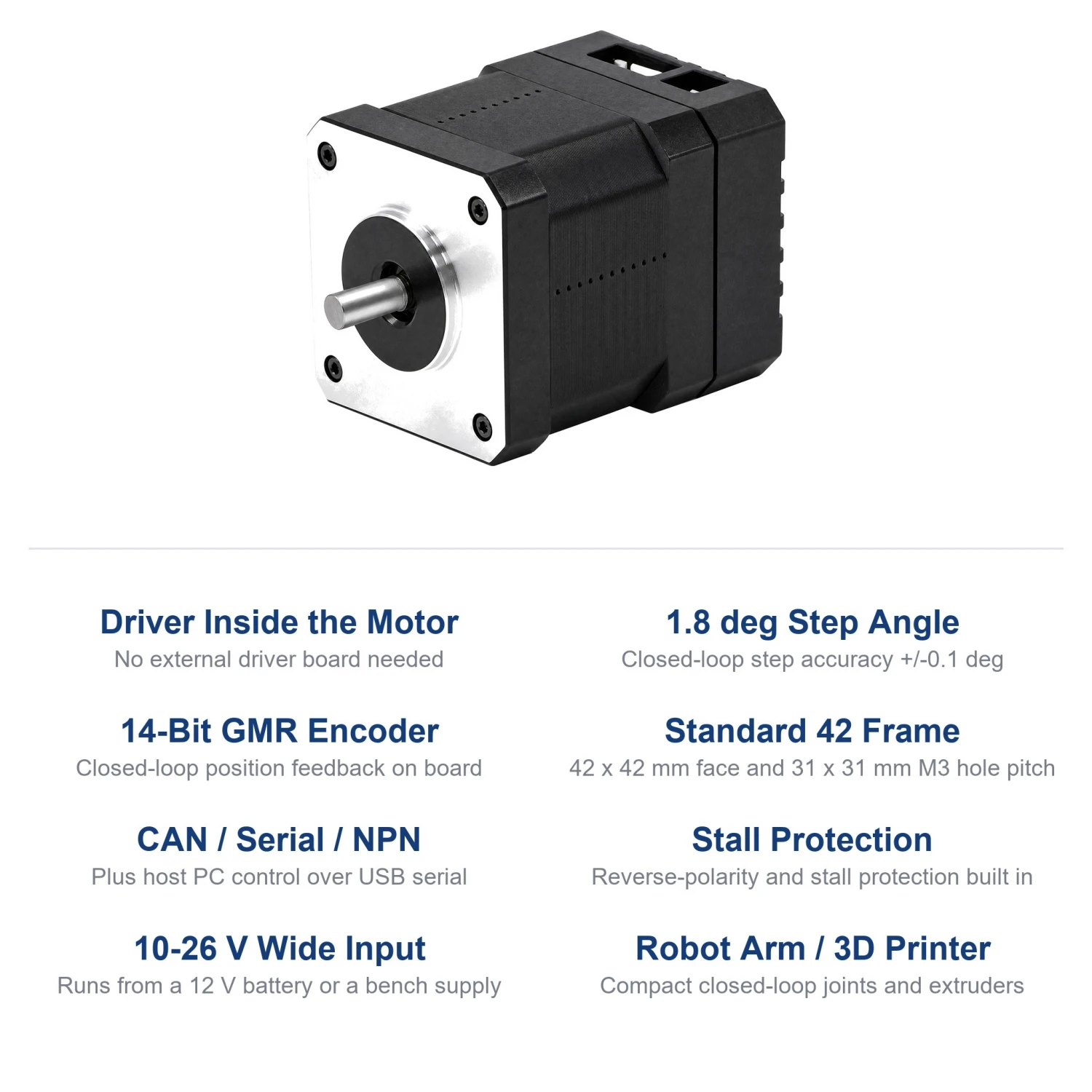 Motor paso a paso de circuito - Closed Loop Stepper Motor Nema 17 reseña y precio