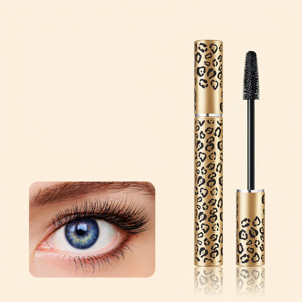 For SHEDOES Leopard Mascara Long Lasting Waterproof Curling Thickening Separated Lashes Natural Look Eye Cosmetic Makeup