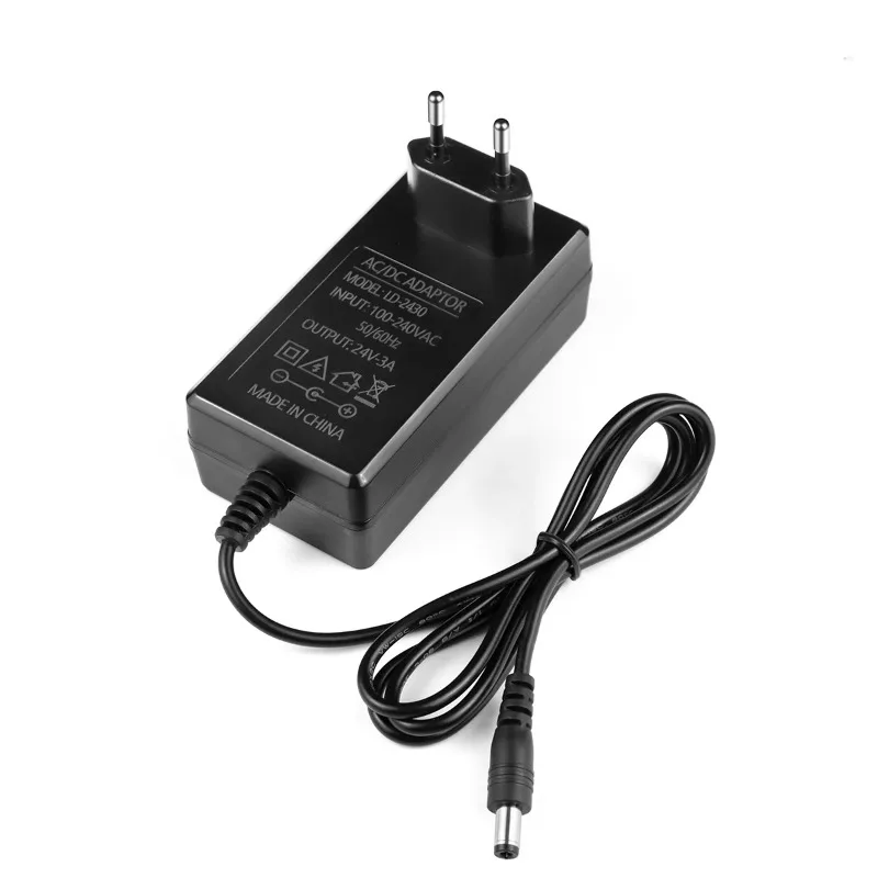

Power Supply Source Adapter AC110V 220V To DC24V 2A DC 5.5*2.1-2.5mm Switching Power Lighting Transformer for Led Strip LED Bulb