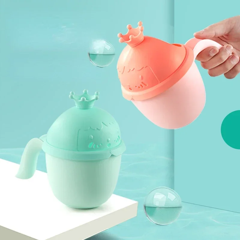 Plastic Household Bath Supplies Baby Shampoo Cup Baby Shampoo Cup Shower Children's Spoon Plastic Portable Basins