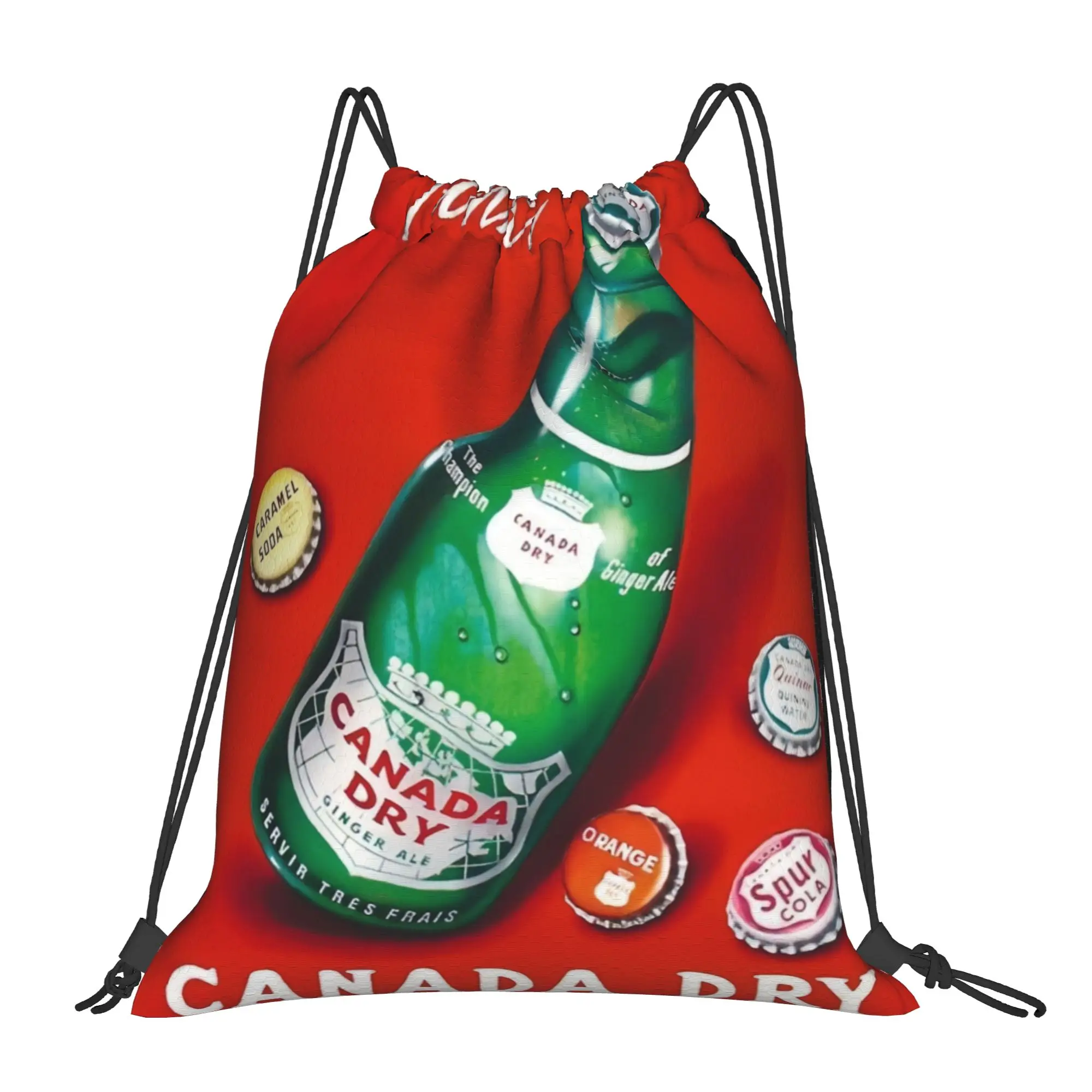 cCanada Dry Trinkt Vintage Swiss, bolsas deportivas portátiles con cordón cCanada Dry, mochila para montar a caballo, mochilas de almacenamiento para gimnasio