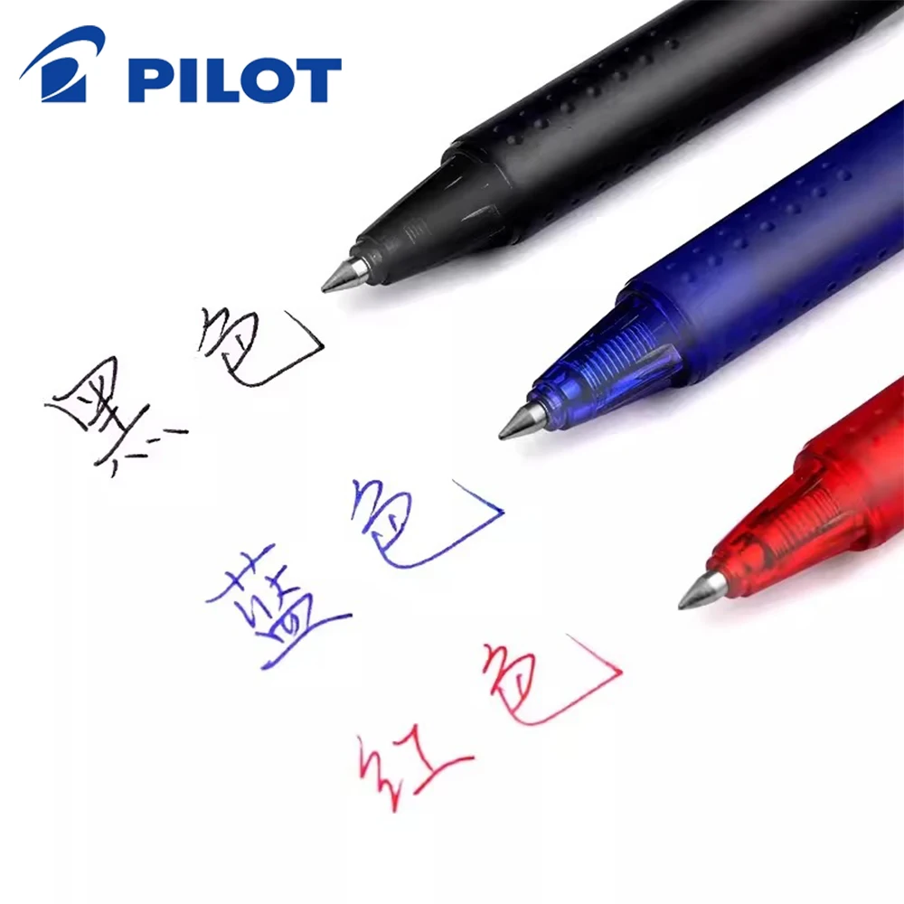 Pen+12refills Japan PILOT Vball Press Gel Pen BLRT-VB5 Large Capacity Ballpoint Pen 0.5mm Kawaii Stationery School Acsesories