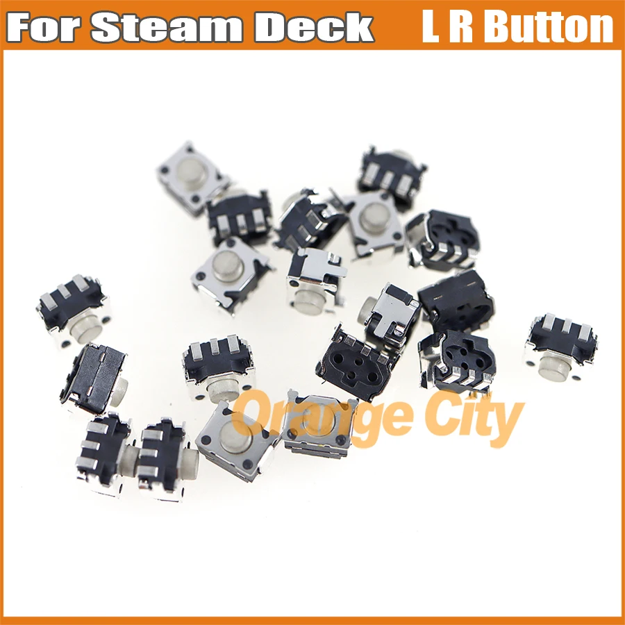 

100PCS Replacement For Steam Deck L R Left Right Micro Switch Buttons Shoulder Trigger Key Microswitch Game Console Accessories