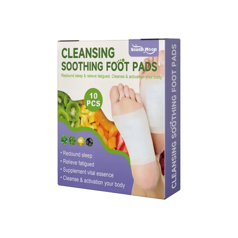 Deep Cleansing Foot Patch Help Sleep Relieve Fatigue Stress Relax Body Improve Insomnia Detox Feet Massage Care Adhersive Pad