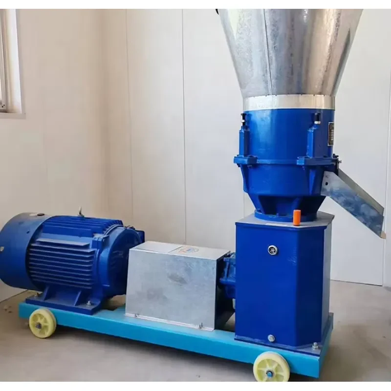 Pellet Making Machine Animal Feed Chicken Pig Poultry Feed Processing Machines Mill Pelletizer Roller Machines