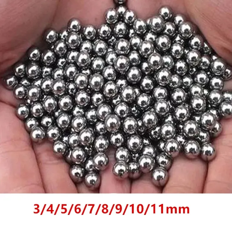 50Pcs Dia Bearing Balls New High Quality Stainless Steel Precision 2mm 3 mm 4mm 5mm 6mm 7mm 8mm for Bcycles Bearings
