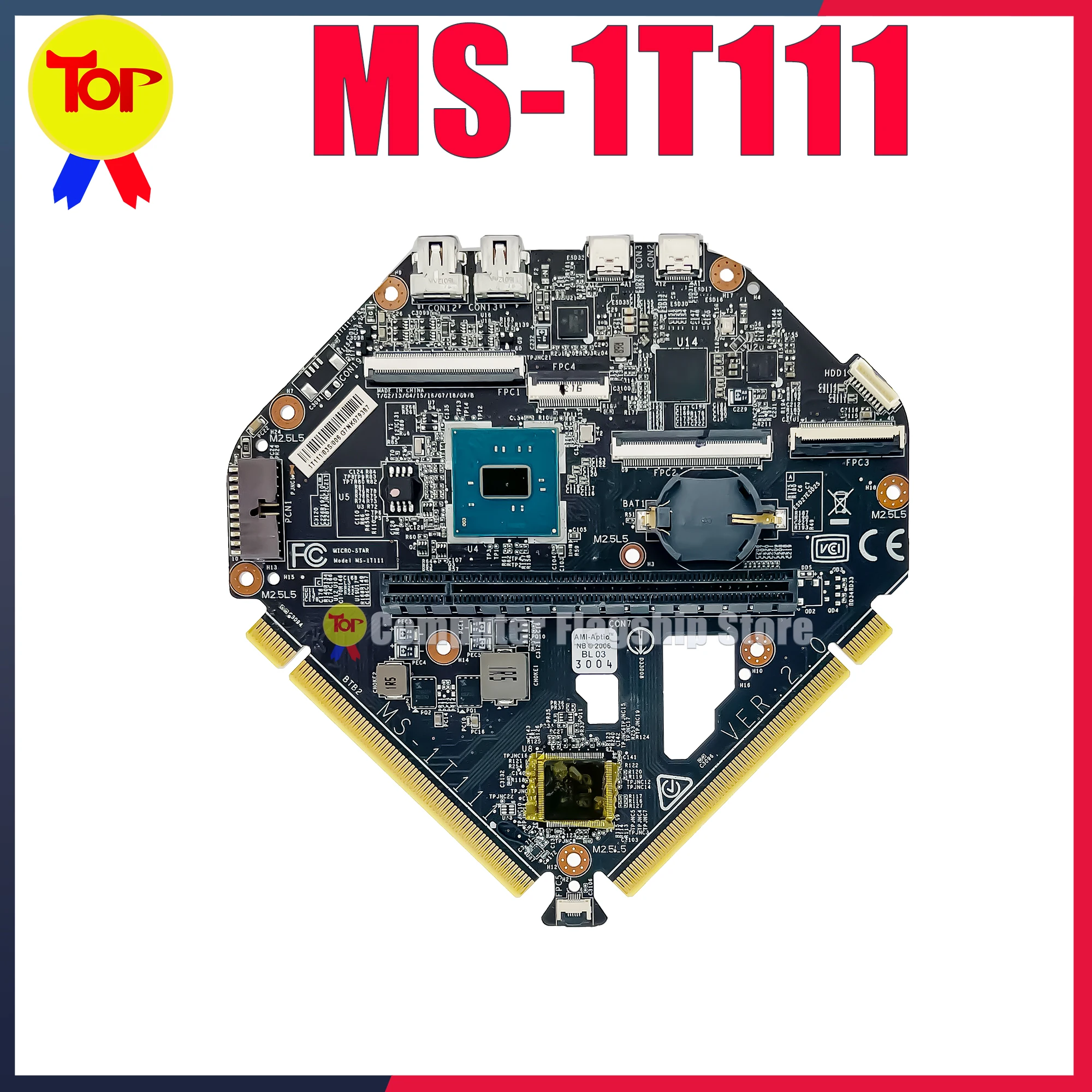 KEFU-placa base para ordenador portátil, placa base para MS-1T111 MSI G65VR VORTEX G65 6QF SLI-MS-1T11, 100% Testd, envío rápido