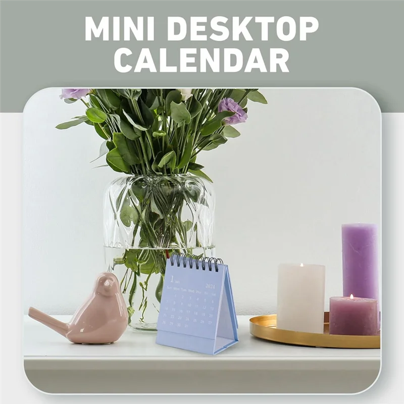 

10 Pcs Mini Desk Calendar 2024, Mini Desk Calendar 2023-2024 - Runs From Oct 2023 Until Dec 2024, Small Desktop Calendar Durable