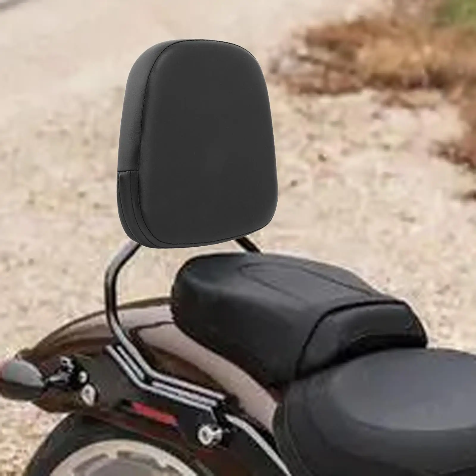 Motorcycle Backrest Pad Foam Motorcycle Passenger Sissy Bar Backrest Cushion