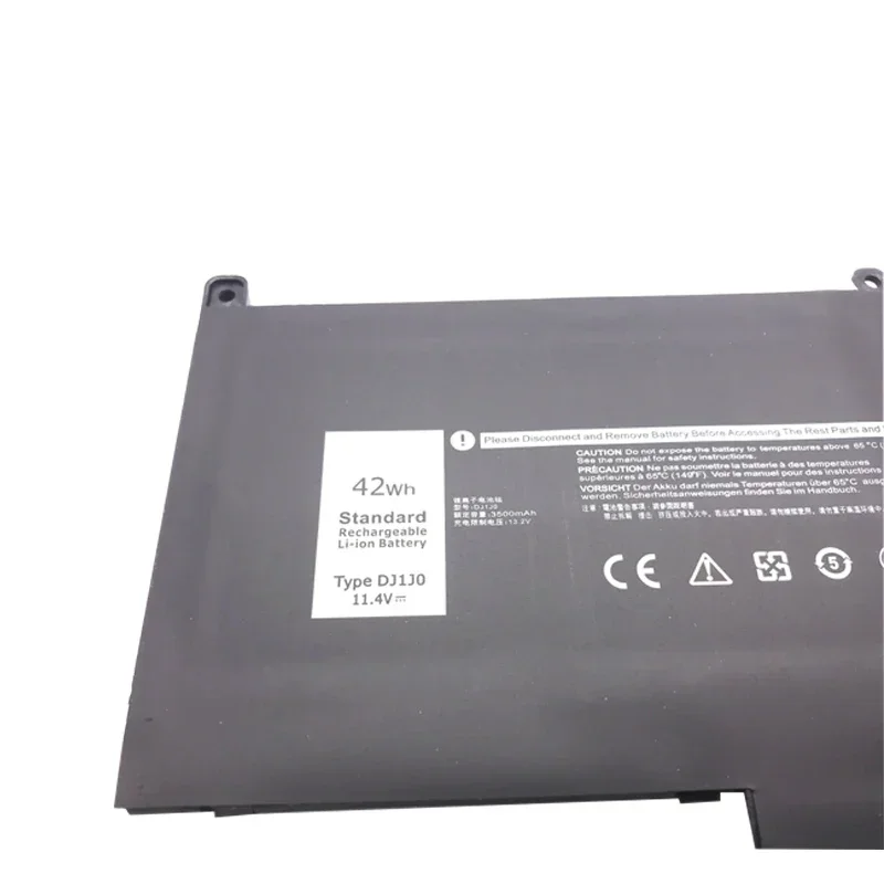 LMDTK-bateria do portátil para Dell Latitude 12 7000 7280 7380 7480, DJ1J0, 11.4V 42WH PGFX4 ONFOH, genuíno, novo Tablet PC