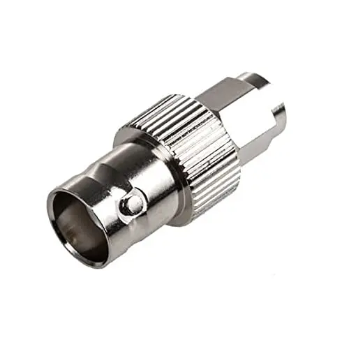 RF Coaxial BNC to SMA Adapter Straight 50 Ohm For Radio Communication Equipment