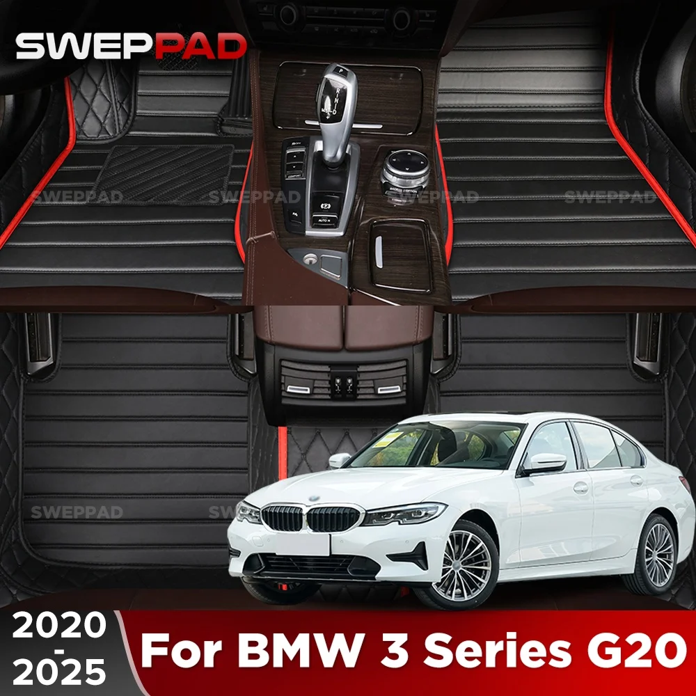 For BMW 3 Series G20 2020-2025 24 23 22 21 Car Floor Mats All Weather Carpet Cover Floor Liners Interior Protector Accessories