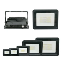 Reflector LED AC110V/220V 100W 50W 30W 20W 10W IP68 impermeable iluminación exterior Reflector proyector LED farola lámpara de pared