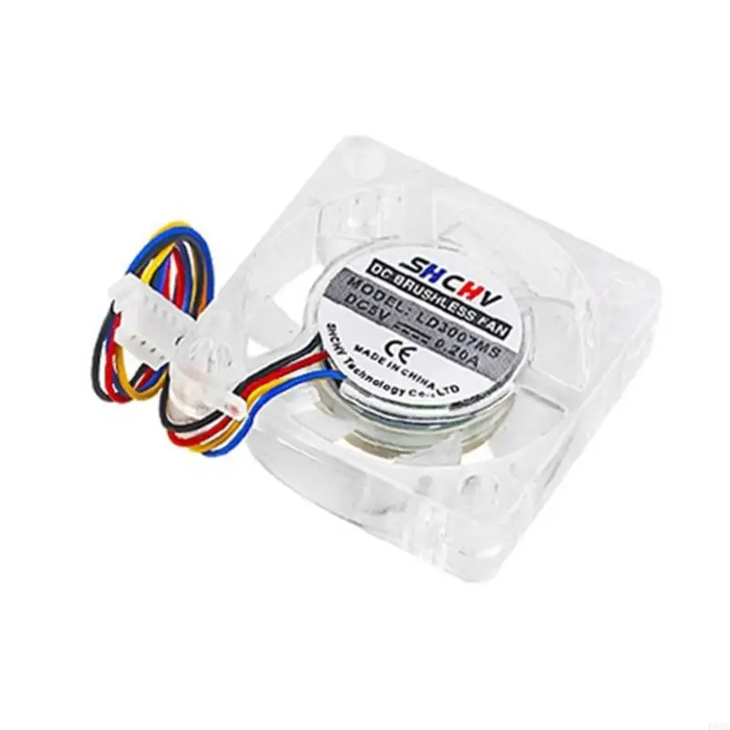 raspberrypi5冷却ファンのF68c 4pin JSTターミナルPI5専用ブロワー3007ラジエーターファン