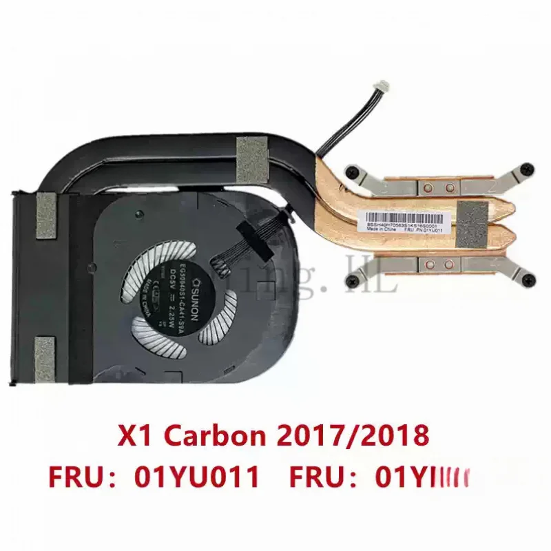 For Thinkpad Lenovo X1 Carbon Fan 5th 6th X1C Cooler Module 2018 17